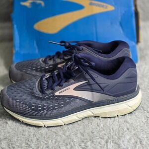 Brooks Dyad 11 Women's Running Shoes Sneakers Navy Pink Size 8 Medium 120312B496